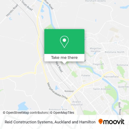 Reid Construction Systems map