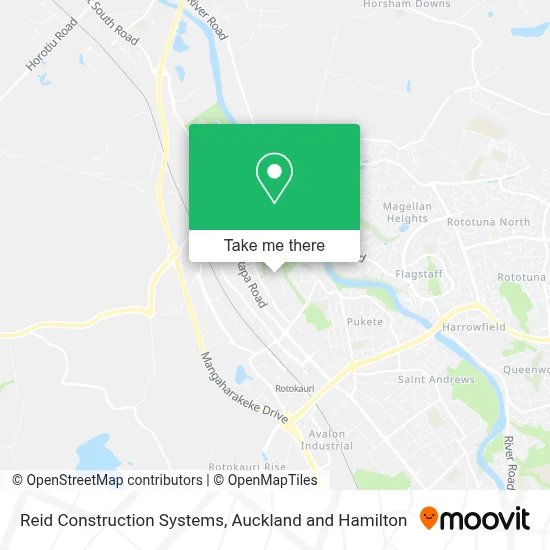 Reid Construction Systems map