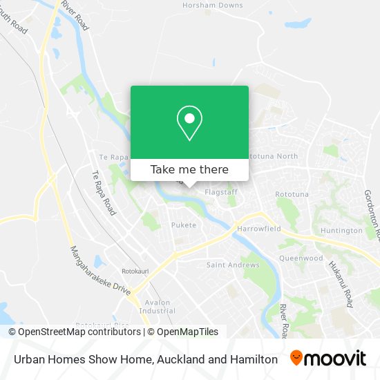 Urban Homes Show Home map