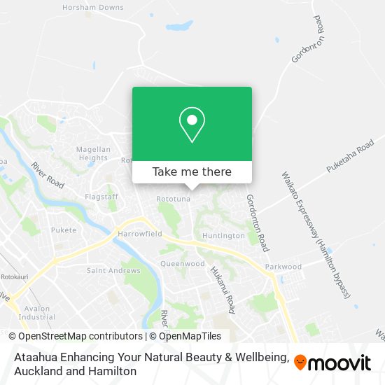 Ataahua Enhancing Your Natural Beauty & Wellbeing map