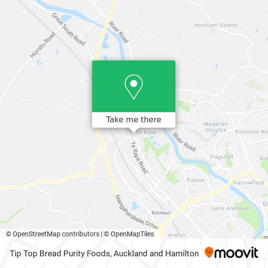 Tip Top Bread Purity Foods map