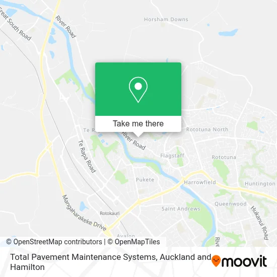 Total Pavement Maintenance Systems map