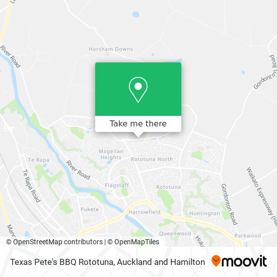 Texas Pete's BBQ Rototuna地图