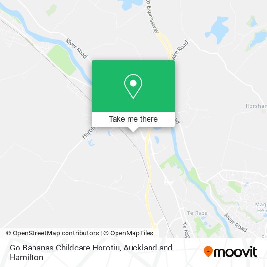 Go Bananas Childcare Horotiu map