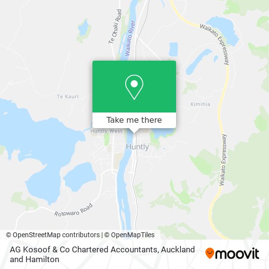 AG Kosoof & Co Chartered Accountants map