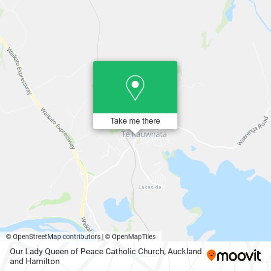 Our Lady Queen of Peace Catholic Church map