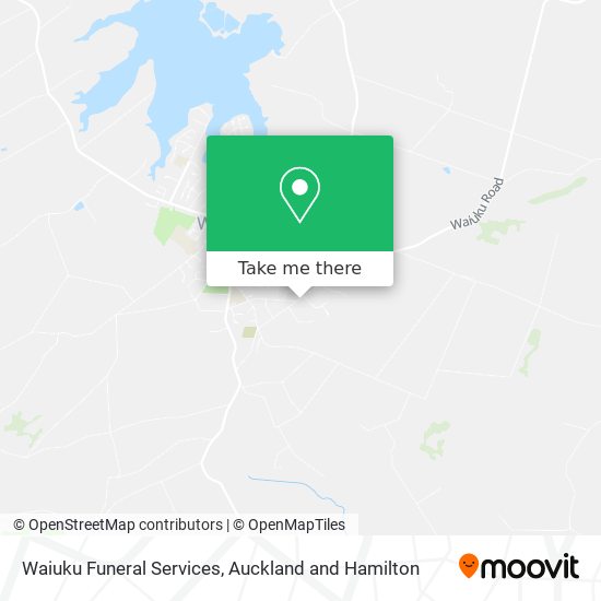 Waiuku Funeral Services map