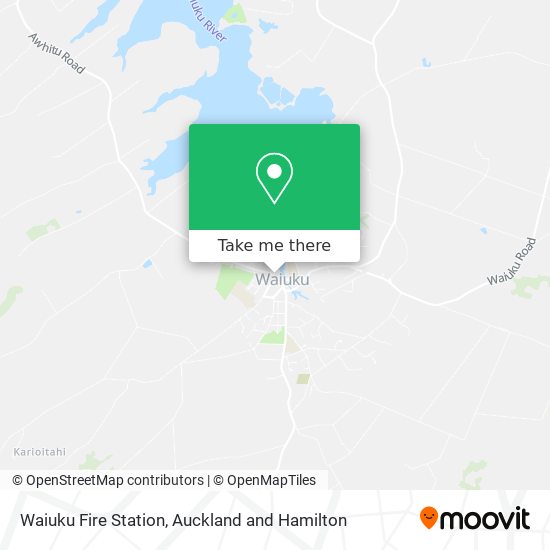 Waiuku Fire Station map