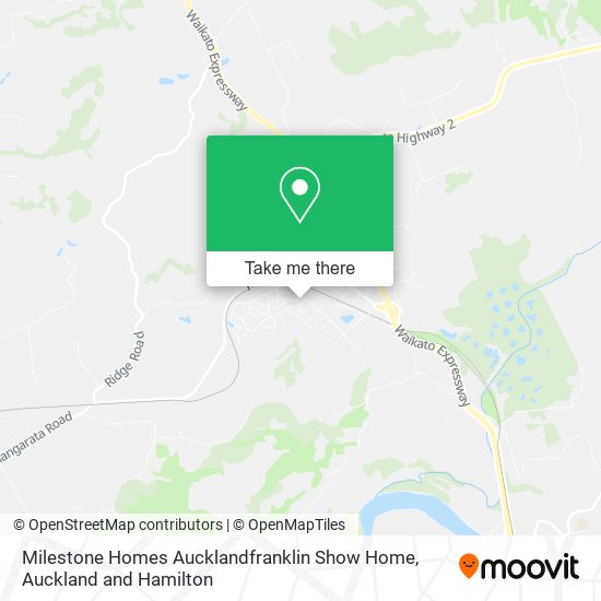 Milestone Homes Aucklandfranklin Show Home map