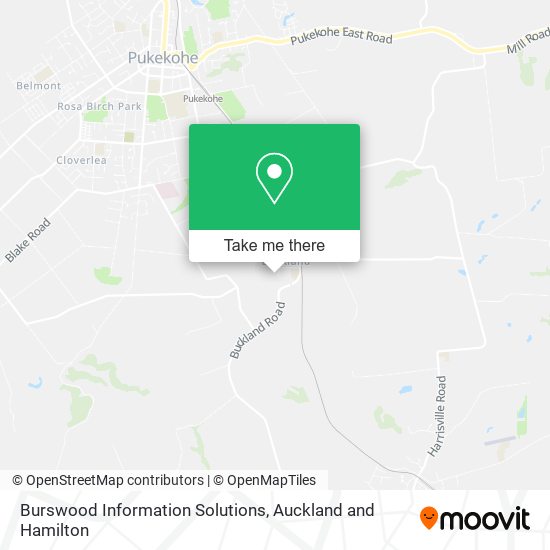 Burswood Information Solutions map