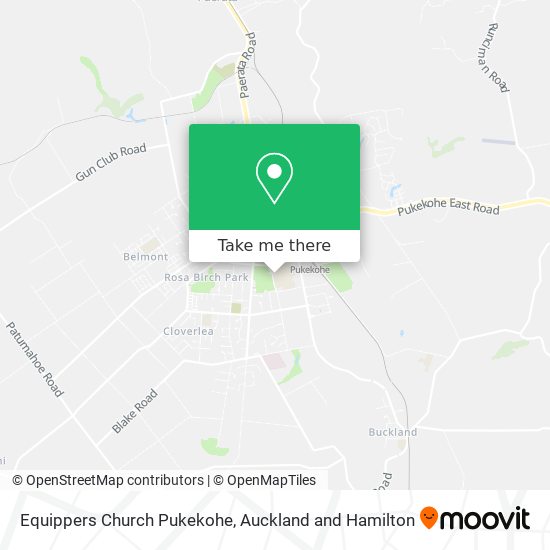 Equippers Church Pukekohe map