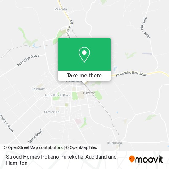 Stroud Homes Pokeno Pukekohe地图