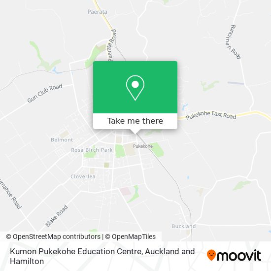 Kumon Pukekohe Education Centre map