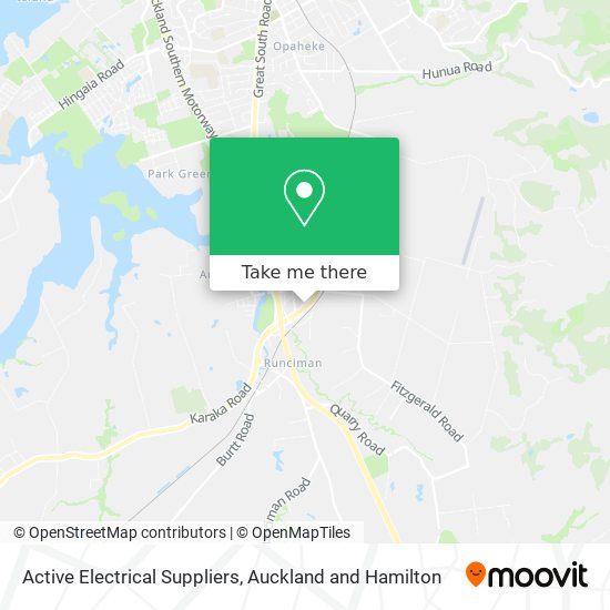 Active Electrical Suppliers map