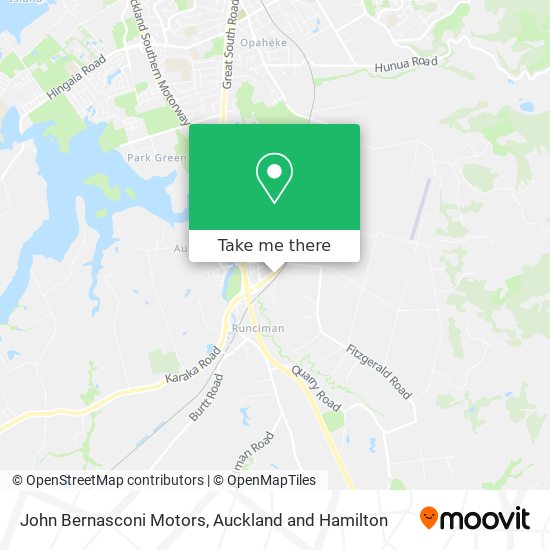 John Bernasconi Motors map