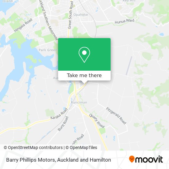 Barry Phillips Motors map
