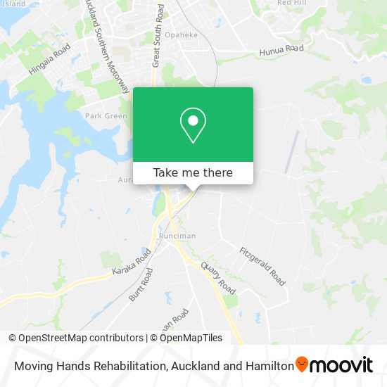 Moving Hands Rehabilitation map