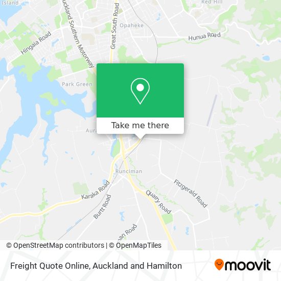 Freight Quote Online map