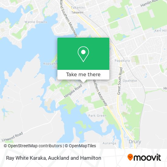 Ray White Karaka map