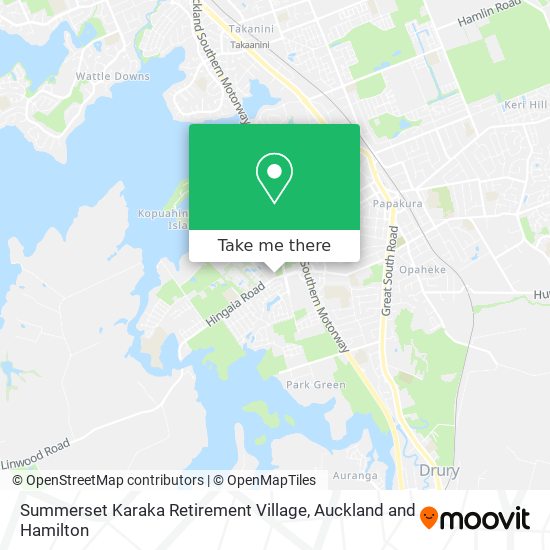 Summerset Karaka Retirement Village地图