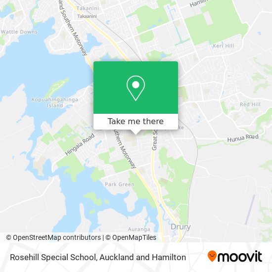 Rosehill Special School map