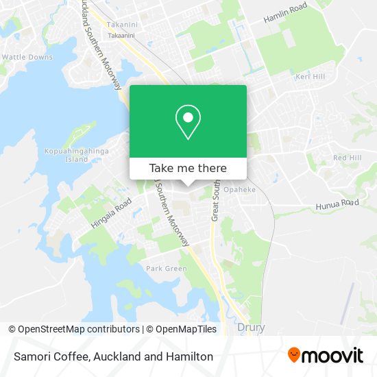 Samori Coffee map