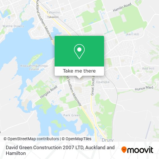 David Green Construction 2007 LTD map