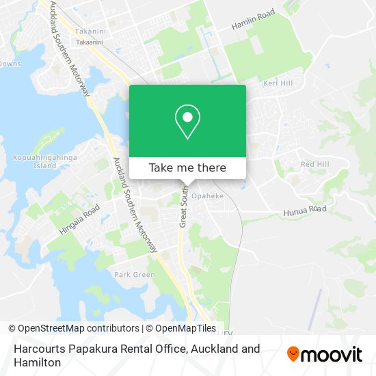 Harcourts Papakura Rental Office地图