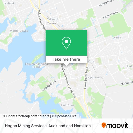 Hogan Mining Services map