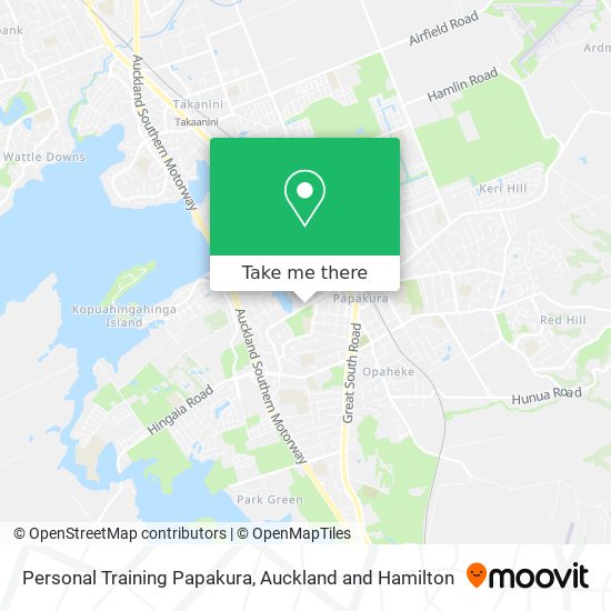 Personal Training Papakura地图