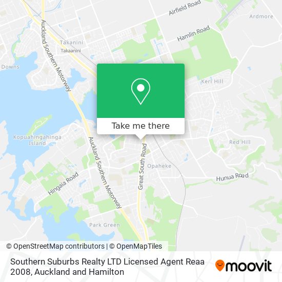 Southern Suburbs Realty LTD Licensed Agent Reaa 2008 map