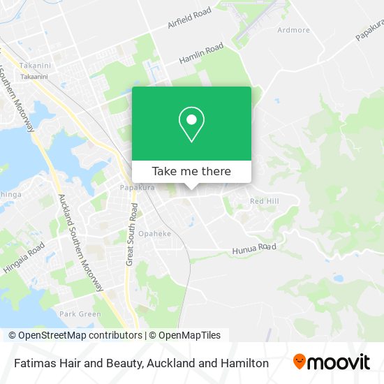 Fatimas Hair and Beauty map