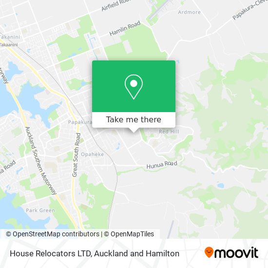 House Relocators LTD map