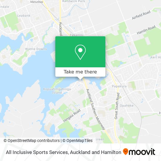All Inclusive Sports Services map