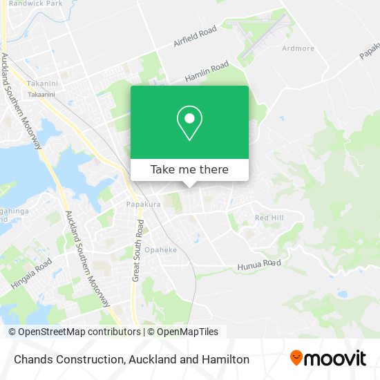 Chands Construction map