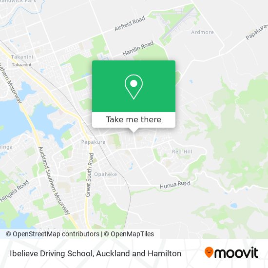 Ibelieve Driving School map