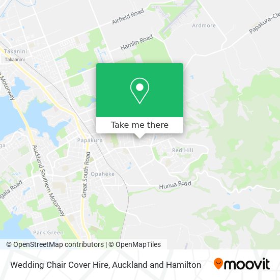Wedding Chair Cover Hire map