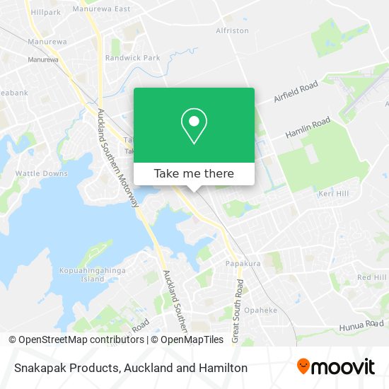 Snakapak Products map