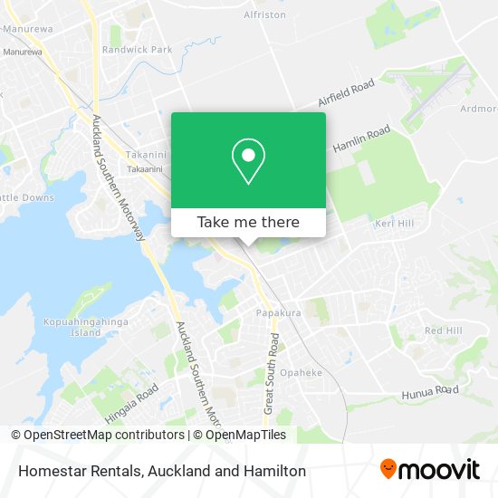 Homestar Rentals map