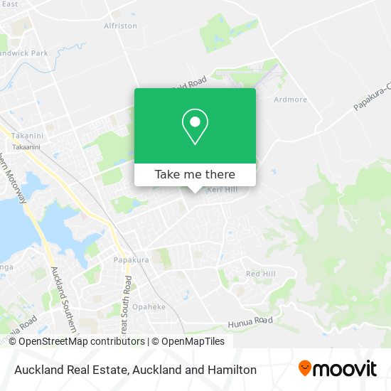 Auckland Real Estate map