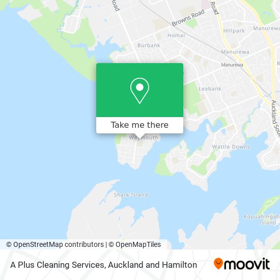 A Plus Cleaning Services map