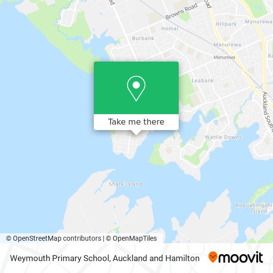 Weymouth Primary School map