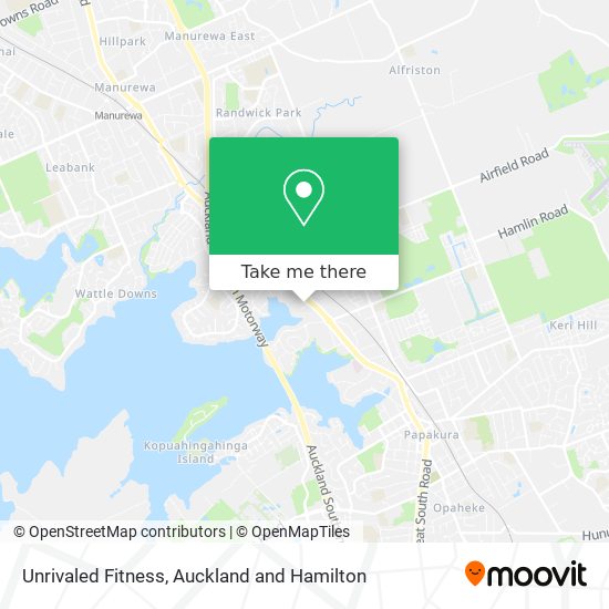 Unrivaled Fitness map