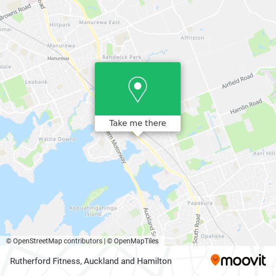 Rutherford Fitness地图