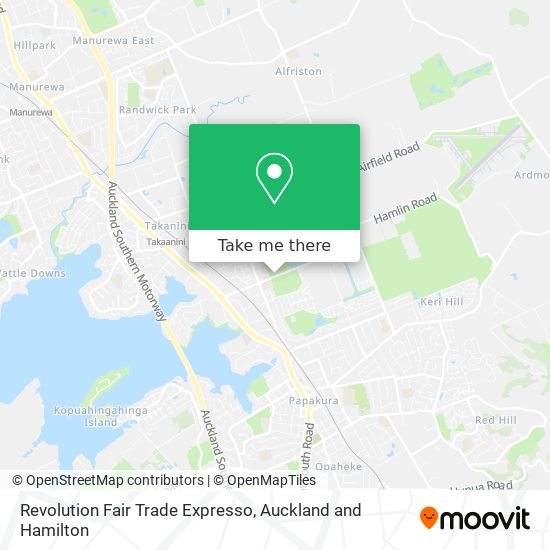 Revolution Fair Trade Expresso map