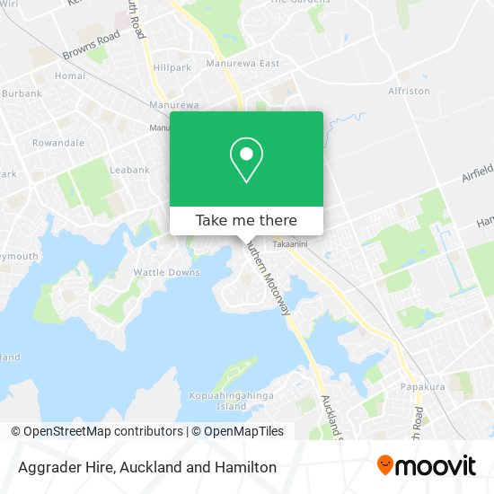 Aggrader Hire map