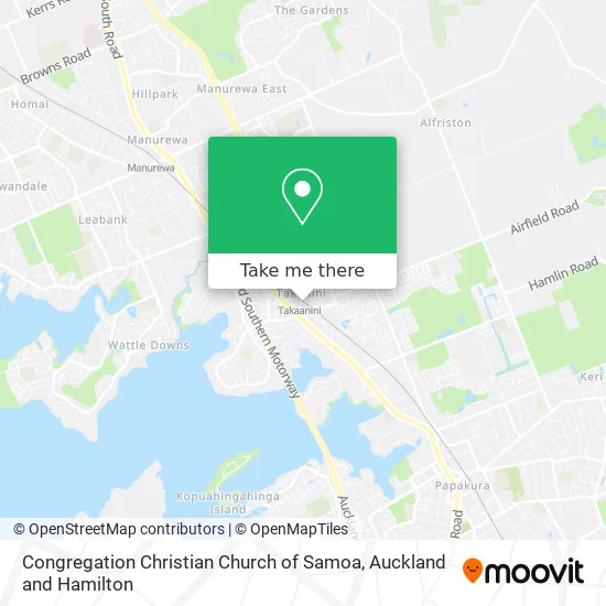 Congregation Christian Church of Samoa map