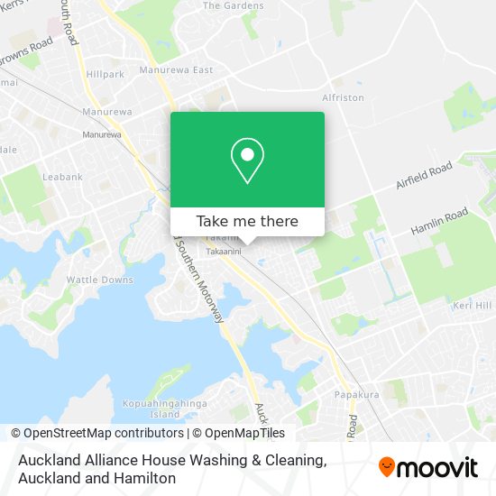 Auckland Alliance House Washing & Cleaning map