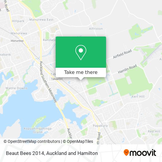 Beaut Bees 2014 map