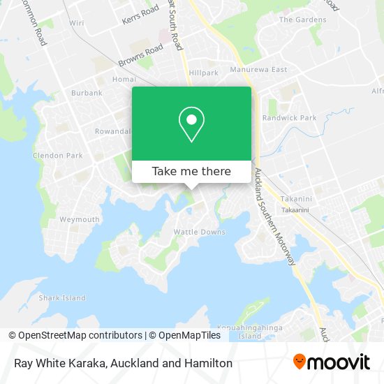 Ray White Karaka map